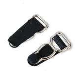 Maxbell 30pcs Men's Garter Belt Clips Hooks Grips Black and White