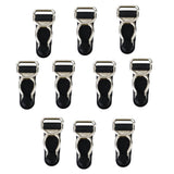 Maxbell 30pcs Men's Garter Belt Clips Hooks Grips Black and White
