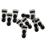 Maxbell 30pcs Men's Garter Belt Clips Hooks Grips Black and White