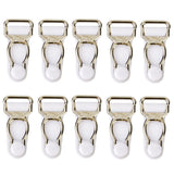 Maxbell 30pcs Men's Garter Belt Clips Hooks Grips Black and White