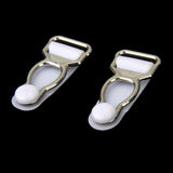 Maxbell 30pcs Men's Garter Belt Clips Hooks Grips Black and White