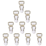 Maxbell 30pcs Men's Garter Belt Clips Hooks Grips Black and White