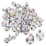 Maxbell 3x50pcs Crystal Sewing Button Decorative Buttons DIY Crafts Mixed Styles