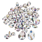 Maxbell 3x50pcs Crystal Sewing Button Decorative Buttons DIY Crafts Mixed Styles