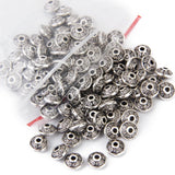 Maxbell 2x 00pcs Antique Tibetan Silver Spacer Beads DIY Jewelry Bracelet Craft Findings