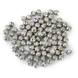 Maxbell 2x 00pcs Antique Tibetan Silver Spacer Beads DIY Jewelry Bracelet Craft Findings