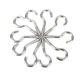 Maxbell 20x10pcs Mini Eye Pins Screw Hook House Curtain Net Wire Hanging Hook 55x3.8mm