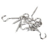 Maxbell 20x10pcs Mini Eye Pins Screw Hook House Curtain Net Wire Hanging Hook 55x3.8mm