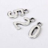 Maxbell 7xNumbers Alloy Pendant Charm
