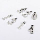 Maxbell 7xNumbers Alloy Pendant Charm
