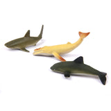 Maxbell Plastic PVC Marine Animals Model Kids Toy 12pcs Multi-color