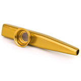 Maxbell Musical Instrument Aluminium Alloy Kazoo with Diaphragm-Golden