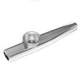 Maxbell 6xAluminium Alloy Kazoo with Diaphragm Silver