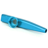 Maxbell Aluminium Alloy Kazoo with Diaphragm Golden+Aluminium Alloy Kazoo with Diaphragm Silver+Aluminium Alloy Kazoo with Diaphragm Blue