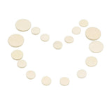 Maxbell 3xClarinet Pads Bb Key 17pcs Ivory