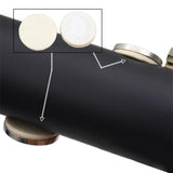Maxbell 3xClarinet Pads Bb Key 17pcs Ivory