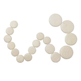 Maxbell 3xClarinet Pads Bb Key 17pcs Ivory