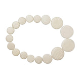 Maxbell 3xClarinet Pads Bb Key 17pcs Ivory