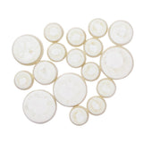 Maxbell 3xClarinet Pads Bb Key 17pcs Ivory