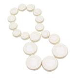 Maxbell 3xClarinet Pads Bb Key 17pcs Ivory