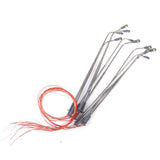 Maxbell 10Pcs Flaring Light Painted Model Cars w/ Wires Scale 1 to 100 EC100-3+Model LED Street Lamp Lights Single Head Train Layout Scenery 1:100 10pcs
