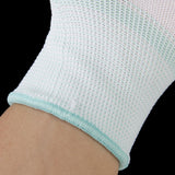 Maxbell 20x1 Pair Nylon Quilting Gloves for Machine Quilters Quilting Sewing M White