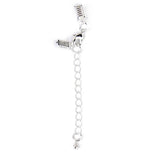 Maxbell 2x12 Cord Crimp End Caps Bail Tip Lobster Clasp Tail Extender Chain DIY Findings