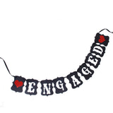 Maxbell ENGAGED Party Decoration Bunting Garland Banner