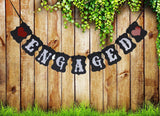 Maxbell ENGAGED Party Decoration Bunting Garland Banner
