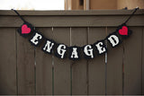Maxbell ENGAGED Party Decoration Bunting Garland Banner
