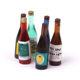 Maxbell 1/12 Dollhouse Miniature Bottles of Wine 6pcs