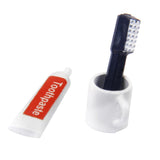 Maxbell 1/12 Dollhouse Miniature Bathroom Furniture Toothbrush Toothpaste Set