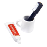Maxbell 1/12 Dollhouse Miniature Bathroom Furniture Toothbrush Toothpaste Set