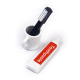 Maxbell 1/12 Dollhouse Miniature Bathroom Furniture Toothbrush Toothpaste Set
