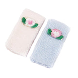 Maxbell 1/12 Dollhouse Miniature Bathroom Furniture Pink Blue Towels Set Accessory