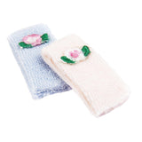 Maxbell 1/12 Dollhouse Miniature Bathroom Furniture Pink Blue Towels Set Accessory