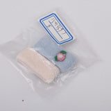 Maxbell 1/12 Dollhouse Miniature Bathroom Furniture Pink Blue Towels Set Accessory