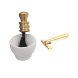Maxbell 1/12 Dollhouse Miniature Bathroom Furniture Shaver Brush Set Accessory