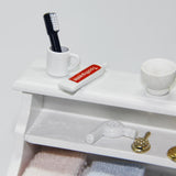 Maxbell 1/12 Dollhouse Miniature Bathroom Furniture Shaver Brush Set Accessory