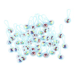 Maxbell 20xMini Rattles Baby Shower Favors Party Decor Gift Favor 50pcs Blue