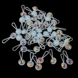 Maxbell 7xMini Rattles Baby Shower Favors Party Decor Gift Favor 50pcs Blue