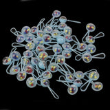 Maxbell Mini Rattles Baby Shower Favors Party Decor Gift Favor 50pcs Blue