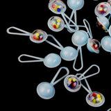 Maxbell 20xMini Rattles Baby Shower Favors Party Decor Gift Favor 50pcs Blue