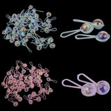 Maxbell Mini Rattles Baby Shower Favors Party Decor Gift Favor 50pcs Blue