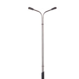 Maxbell 20 MODEL DOUBLE LED LIGHTS METAL LAMP POST TRAIN GARDEN PARK STREET SCENERY N