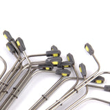 Maxbell 4xModel Street Lights LED Dual Lamppost 1:150 Scale 9cm 10pcs