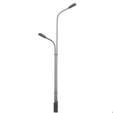 Maxbell 2x 10 Model Railway Train Architecture Dual/Single Lamp Post Street Light LEDs N