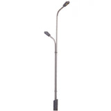 Maxbell 2x 10 Model Railway Train Architecture Dual/Single Lamp Post Street Light LEDs N