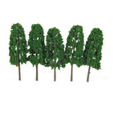 Maxbell 4xPagoda Trees Model Train Railroad Scenery 1:150 20pcs Dark and Light Green