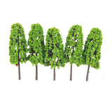 Maxbell 4xPagoda Trees Model Train Railroad Scenery 1:150 20pcs Dark and Light Green